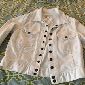 White Current and Elliott denim jacket